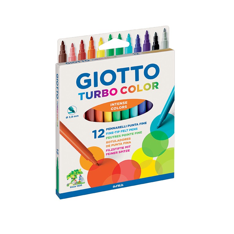 Μαρκαδόροι Λεπτοί 12ΧΡ Giotto