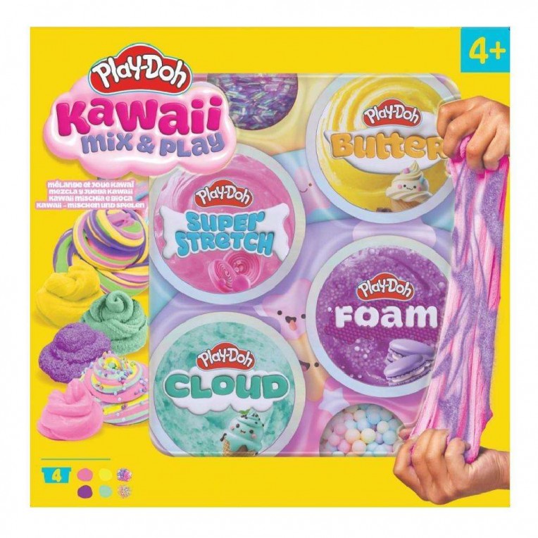 PlayDoh Kawaii Mix & Play Slime Kit...