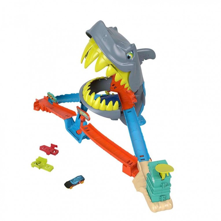 Hot Wheels City Shark Chomp Beach...
