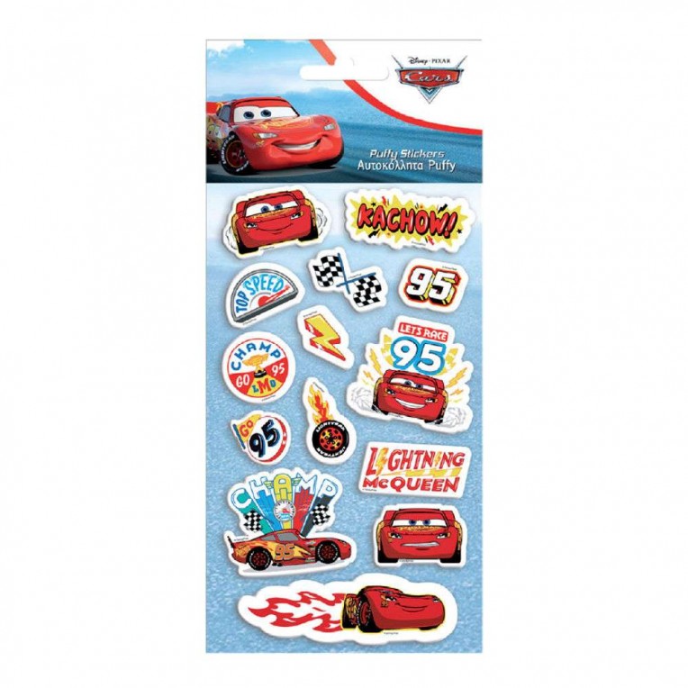 Αυτοκόλλητα Αφρώδες Disney Pixar Cars...