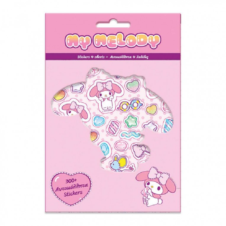 Μπλοκ με Αυτοκόλλητα Sanrio Hello...
