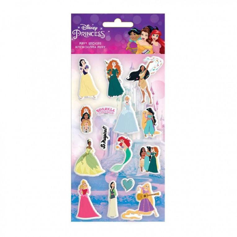 Stickers Puffy Disney Princess...