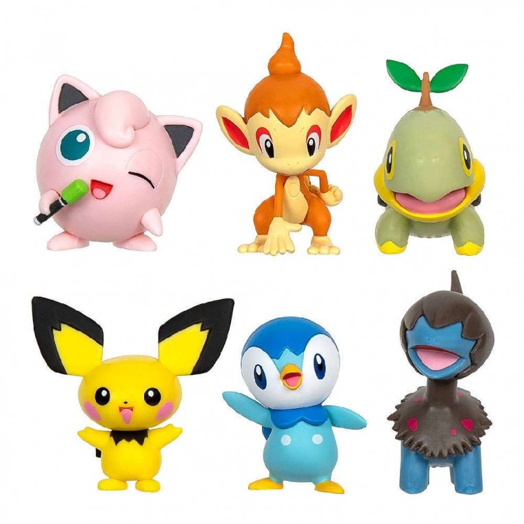 Pokemon 6 Figure Battle Pack Pichu,...