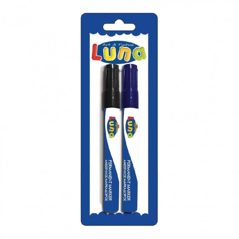 Permanent Markers Luna Blue-Black in...