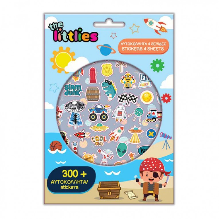 Block with Stickers The Littlies Boy...