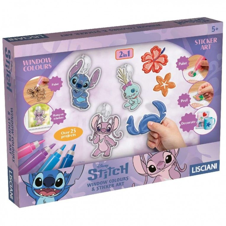 Disney Stitch & Angel Window Colours...