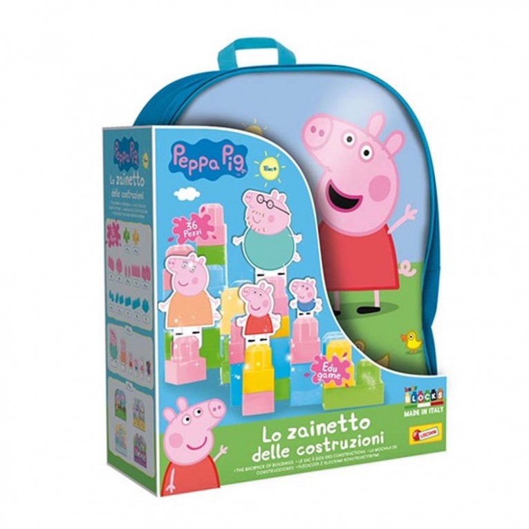 Τουβλάκια με Σακίδιο Μεταφοράς Peppa...