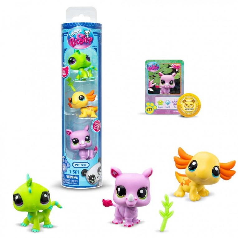 Littlest Pet Shop Pet Trio 3 Figures...