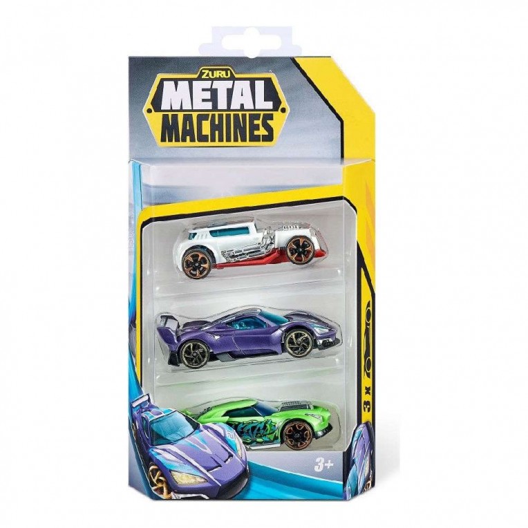 Zuru Metal Machines Σετ με 3 Die-Cast...