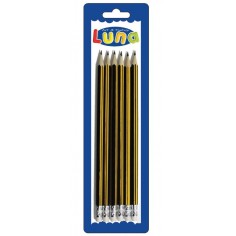 Pencils with Eraser 6pcs