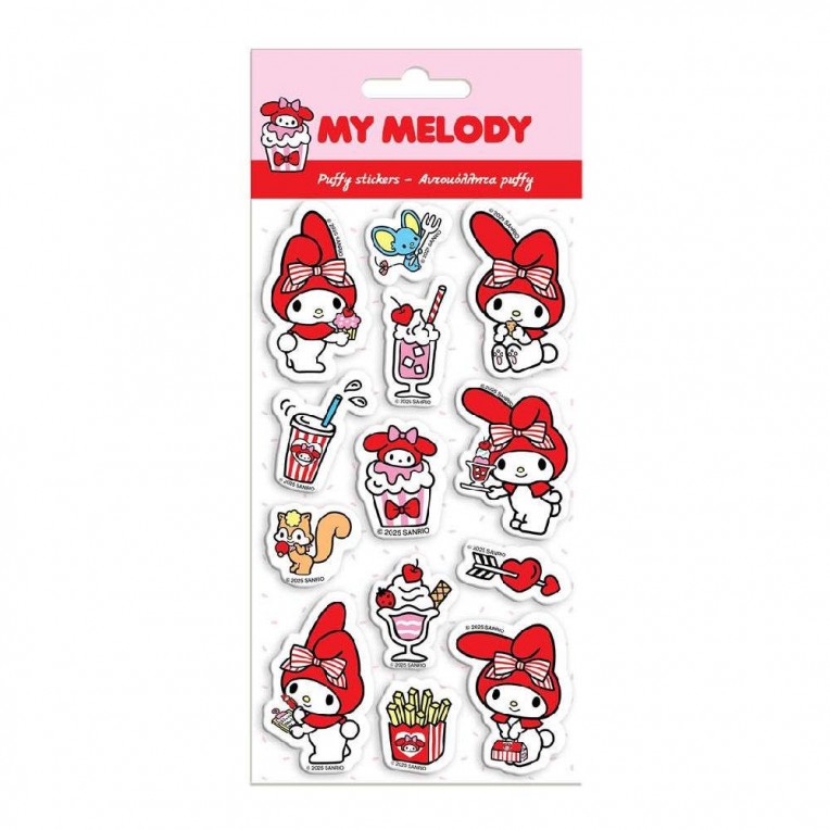 Αυτοκόλλητα Puffy Sanrio Hello Kitty...
