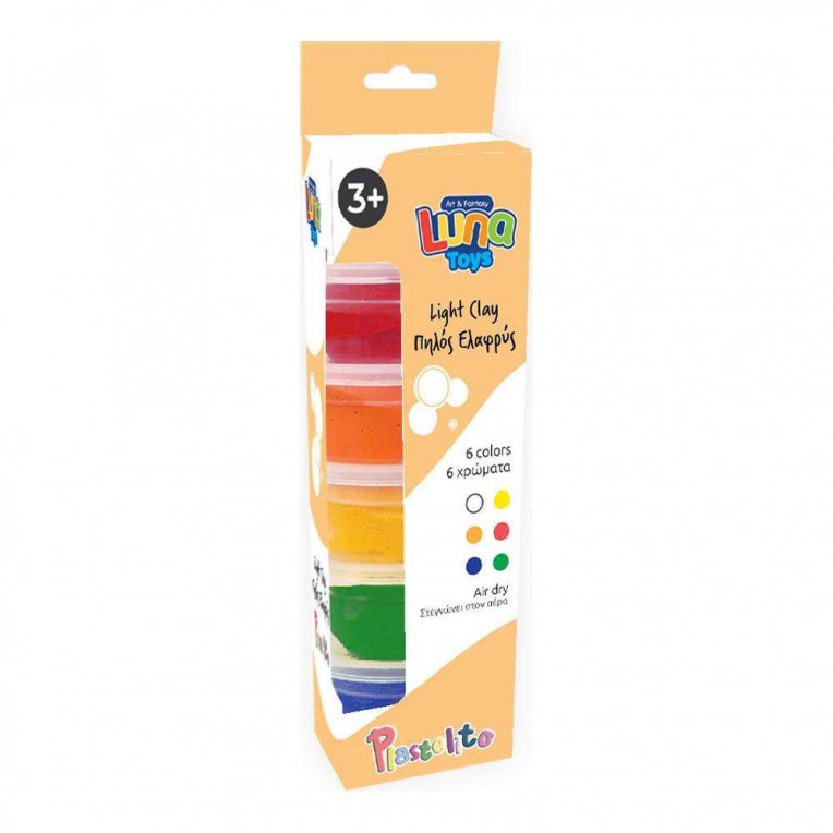 Luna Toys Plastelito Πηλός Ελαφρύς σε...