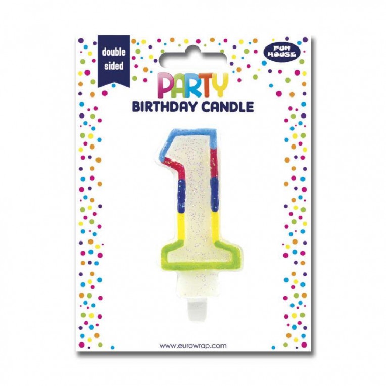 Birthday Candle Number 1 (6828-1C)