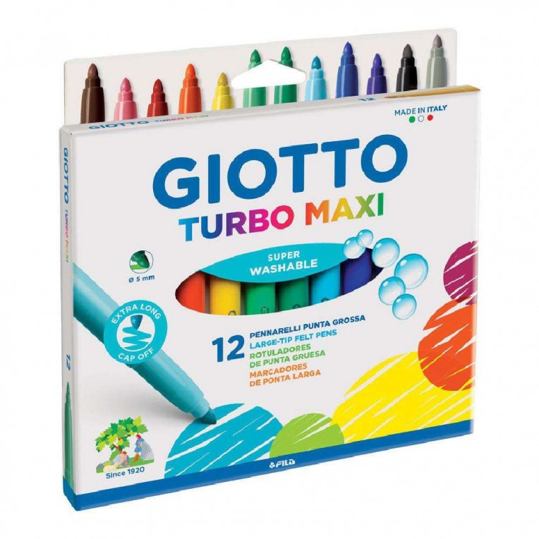 Μαρκαδόροι Χοντροί Giotto Turbo Maxi...