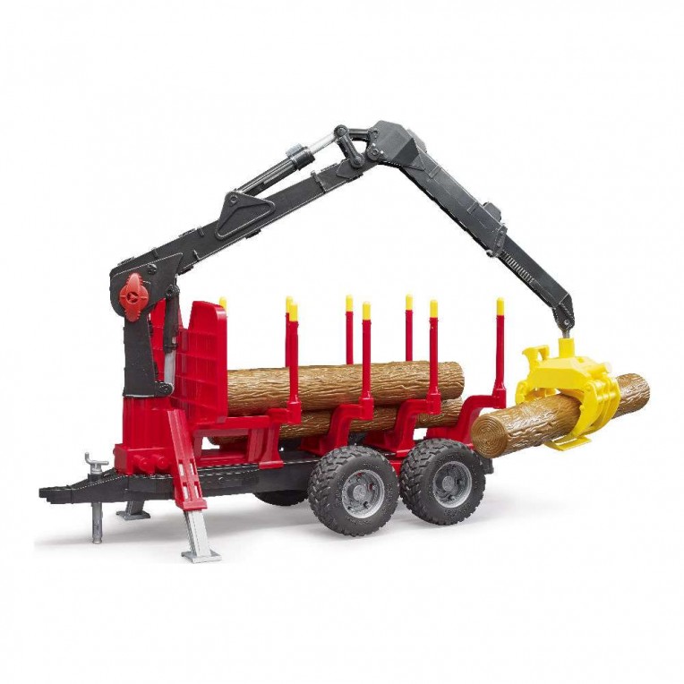 Bruder Forestry Trailer with Loading...