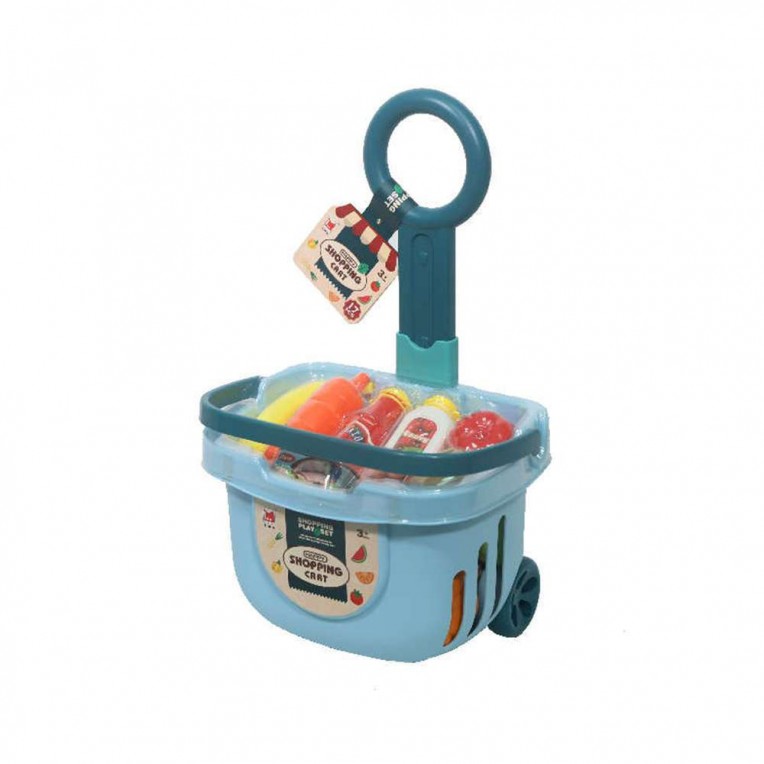 Trolley Basket with Food Playset...