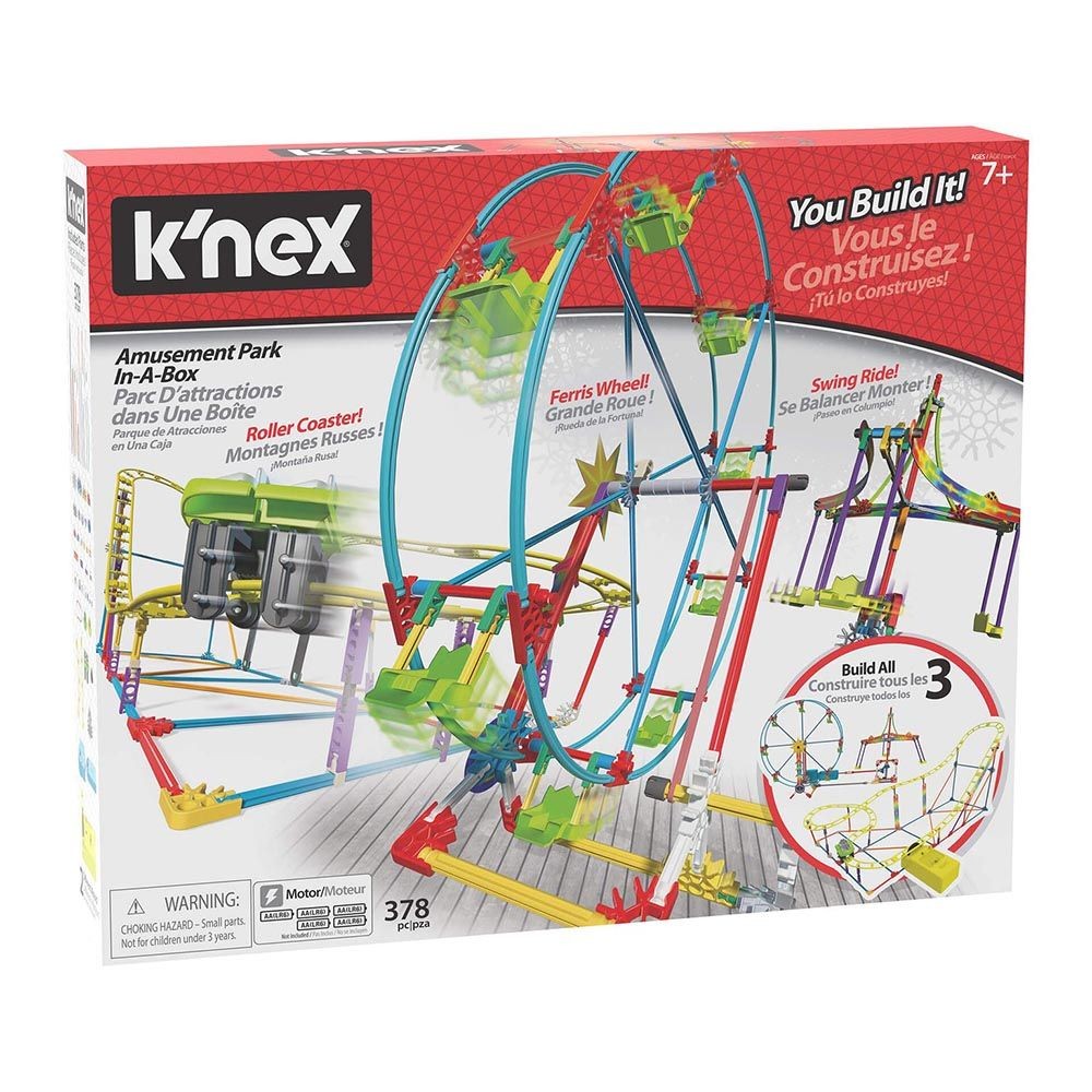 KNEX 3-In-1 Amusement Park Set