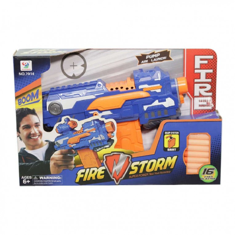 Electronic Blaster with 16 Soft Darts...