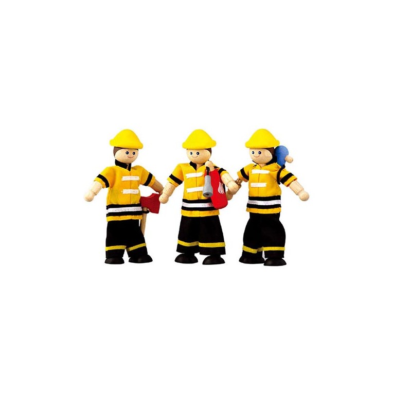 Plan Toys Firefighters 3pcs (7420)