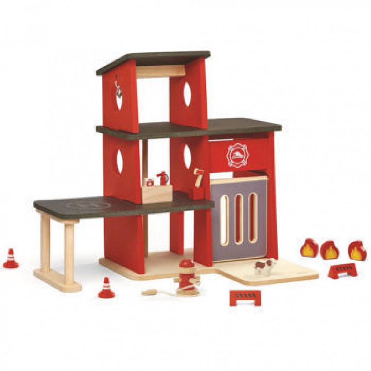 Plan Toys Σταθμός πυροσβεστικής (6272)