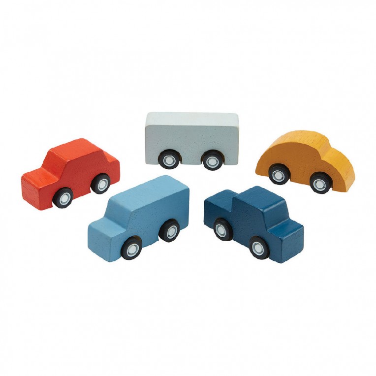 Plan Toys Αυτοκινητάκια Σετ των 5 (6286)