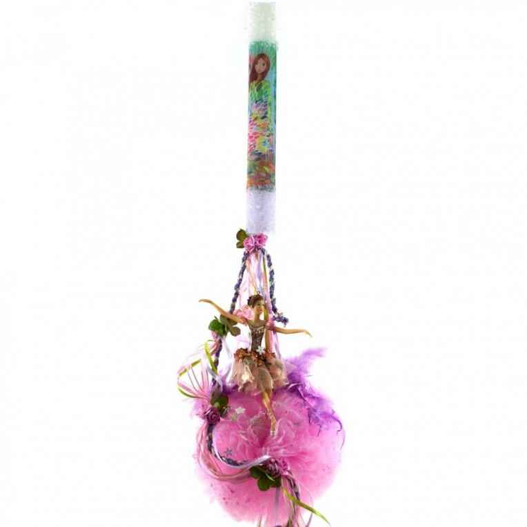 Easter Candle Tropic Ballerina with...