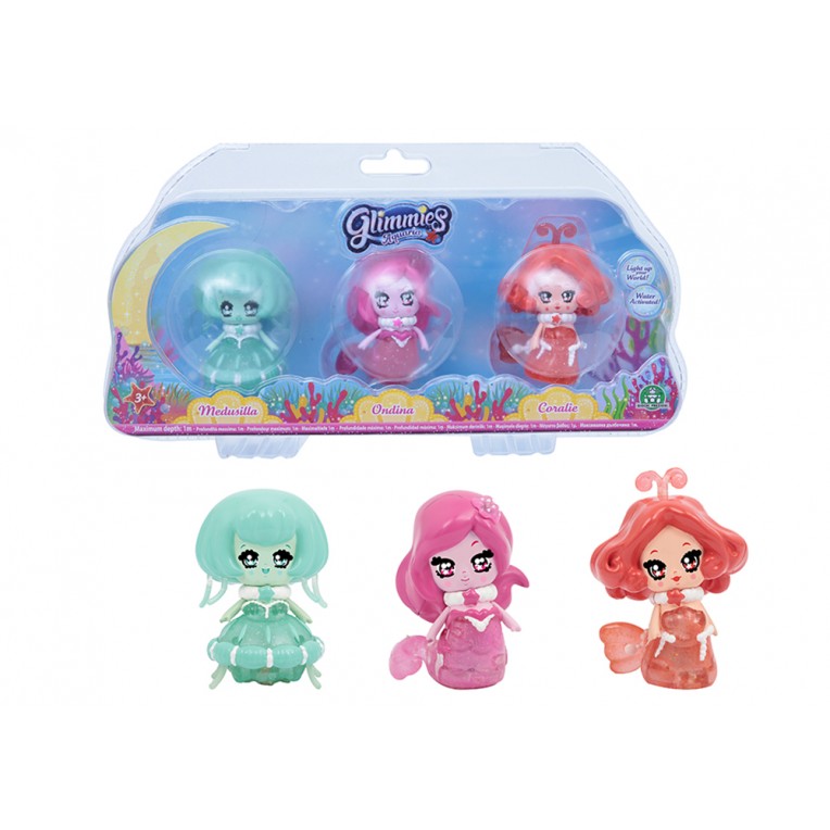 Glimmies Aquaria Set 3 Dolls (GLA02010)