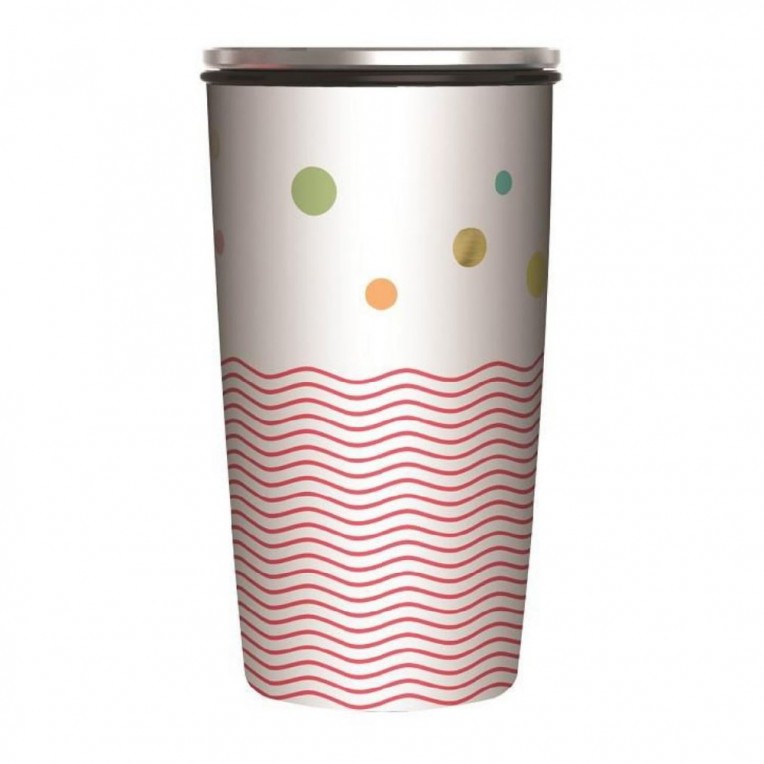 Chic Mic Deluxe Bamboo Slide Cup Dots...