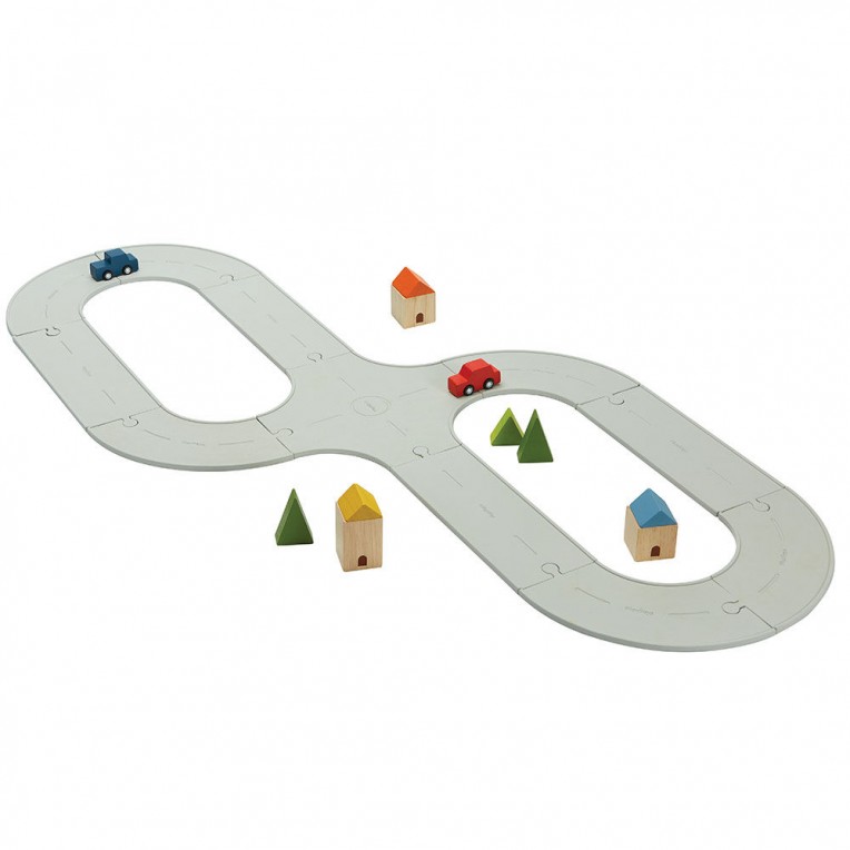 Plan Toys Road & Rail Rubber (6209)