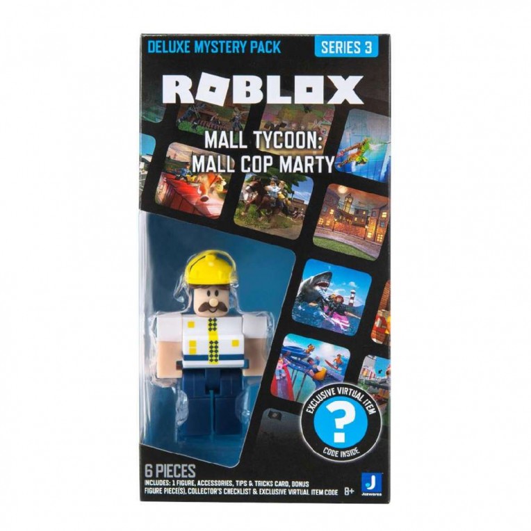 Roblox Series 1 Builderman 3 Mini Figure Includes Online Item Code