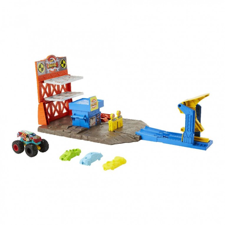 Hot Wheels Dragon Blast Play Set with Launcher for Heroic Action