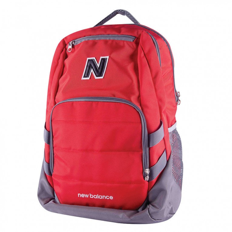 Backpack New Balance Red Gray...