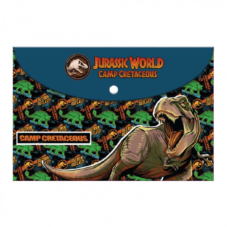 Φάκελος με Κουμπί Jurassic World A4...