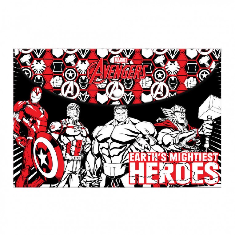 Folder with Button Marvel Avengers A4...