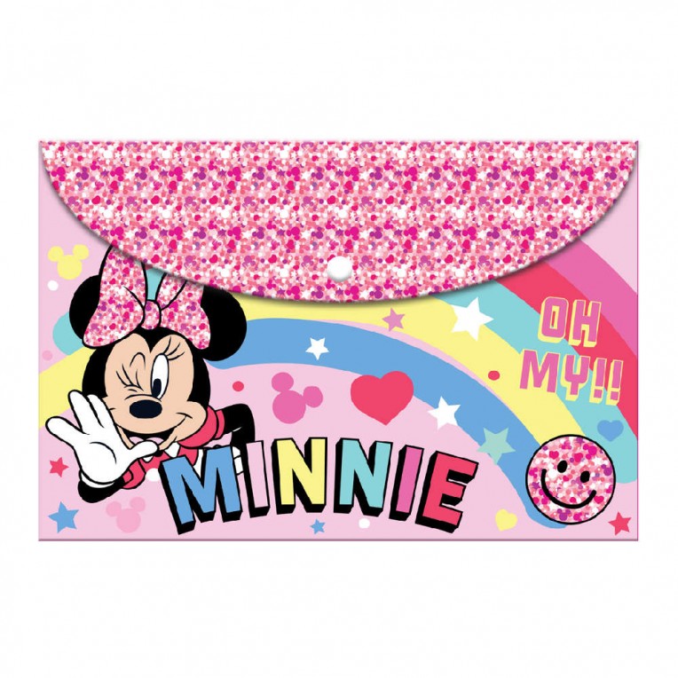 Folder with Button Disney Minnie A4...