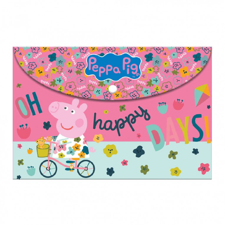 Folder with Button Peppa Pig A4...