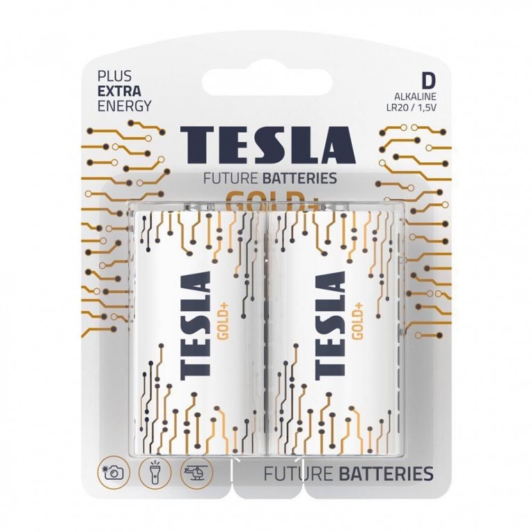 Tesla Batteries Alkaline Gold+ LR20 D...