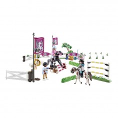 Playmobil 70511 Car with Pony Trailer - Entertainment Earth