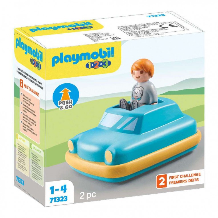 Playmobil 1.2.3 Push & Go Car (71323)