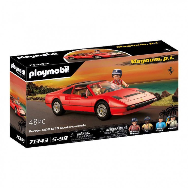 Playmobil Magnum P.I. Ferrari 308GT...