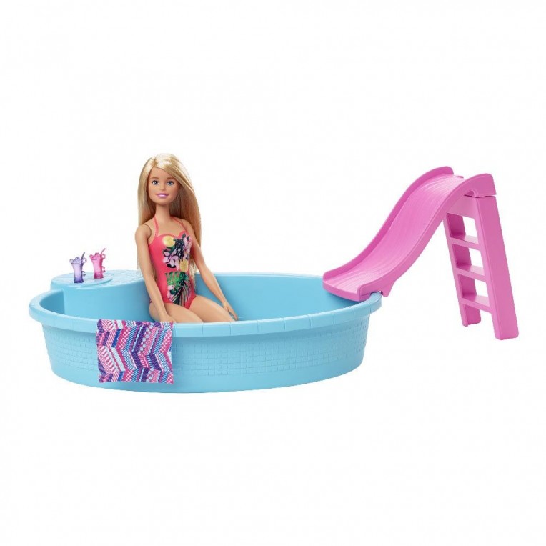 Barbie Doll & Pool Playset (GHL91)