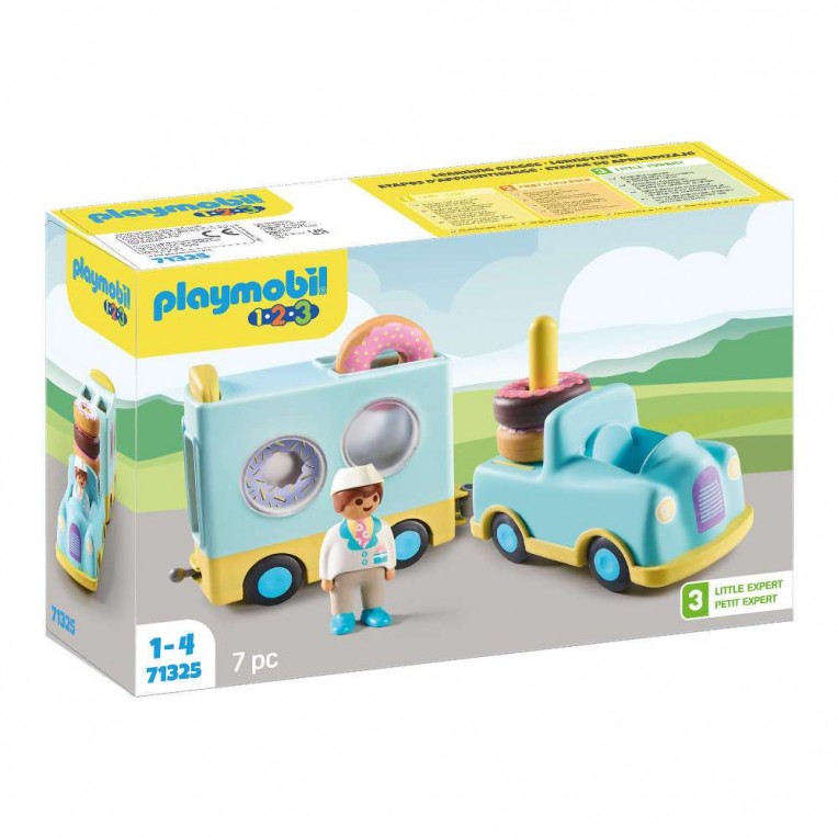 Playmobil 1.2.3 Φορτηγάκι Ντόνατ (71325)