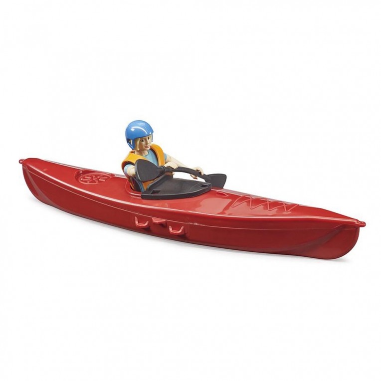 Bruder Kayak with Figure 1:16 (BR063155)