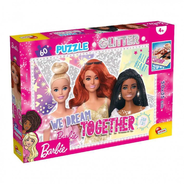 Lisciani Puzzle Glitter Barbie...