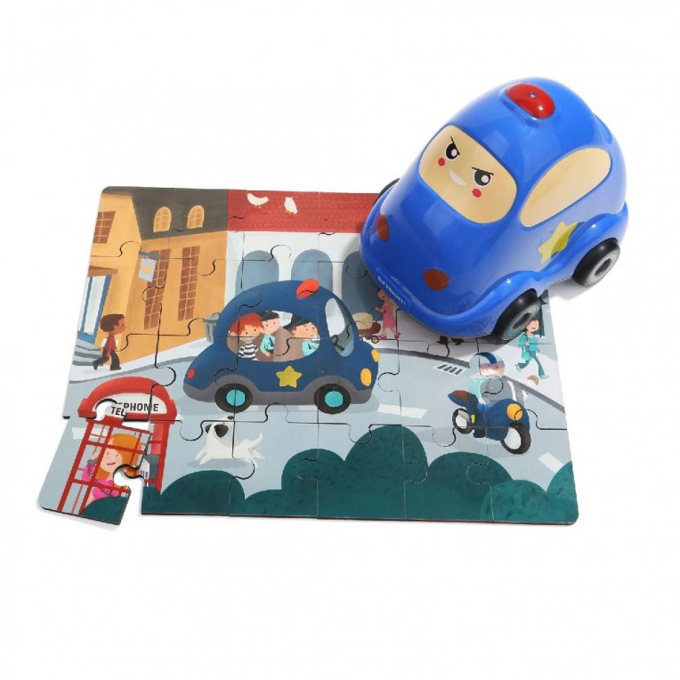 TopBright Wooden Puzzle and Police...