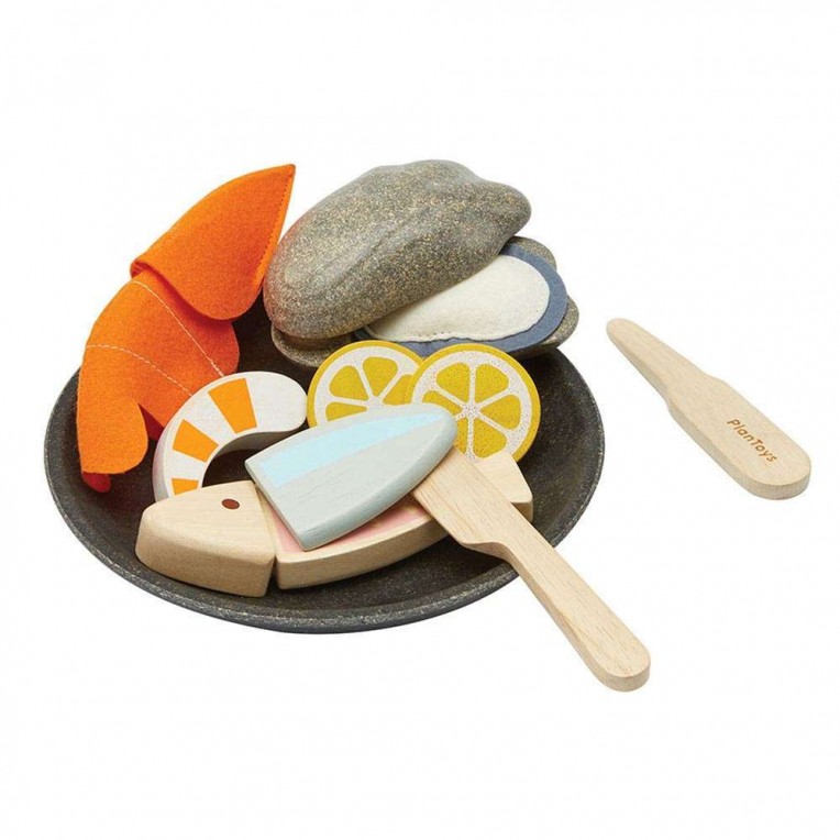 Plan Toys Wooden Seafood Platter (3632)