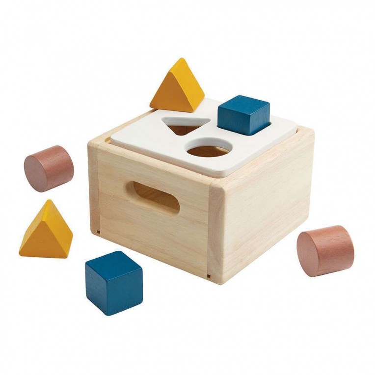 Plan Toys Ξύλινο Κουτί με Γεωμετρικά...