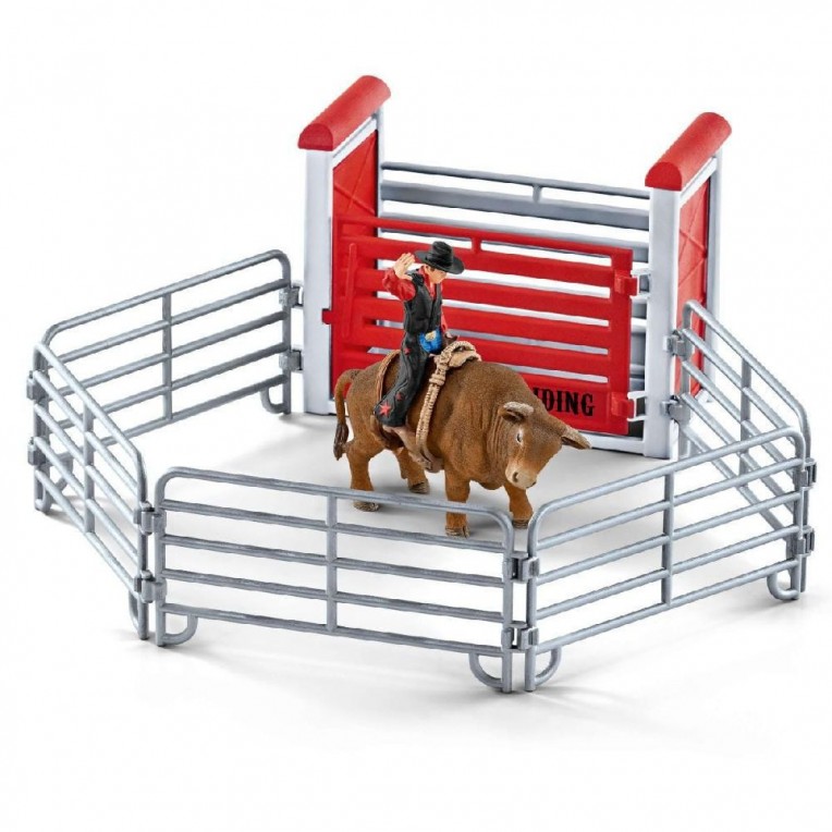 Schleich Farm World Bull Riding With...