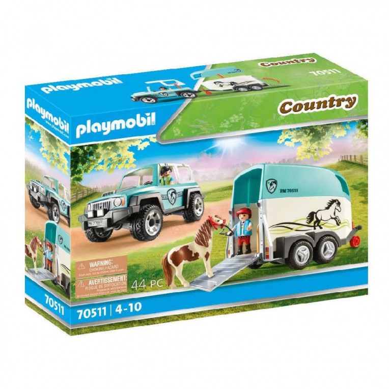 Playmobil Country Όχημα με Τρέιλερ...