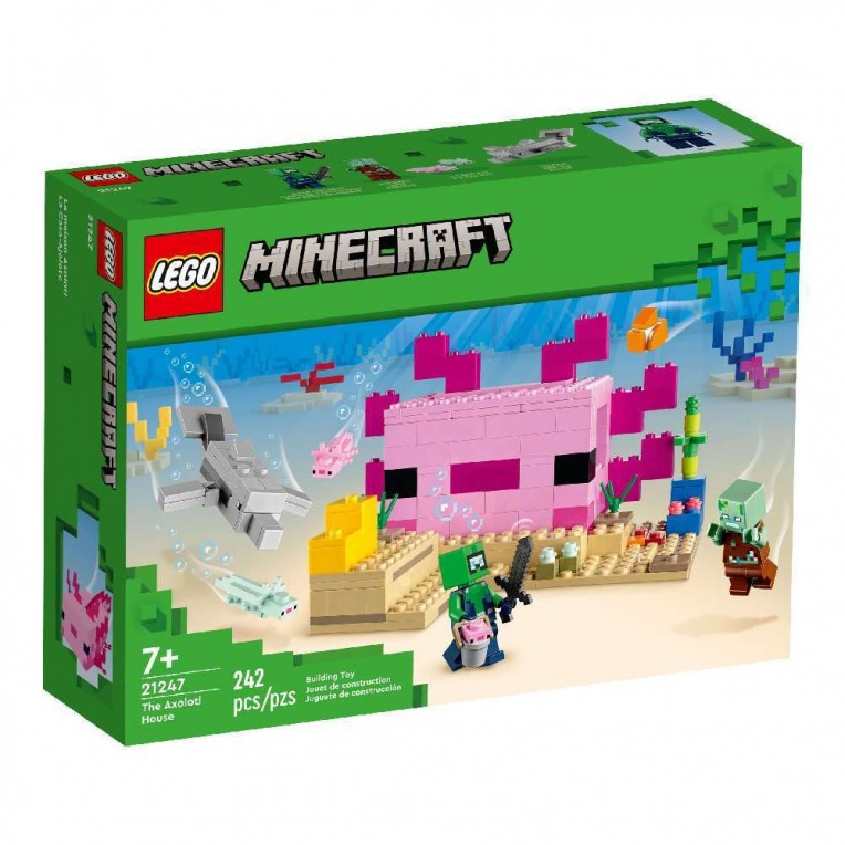 LEGO Minecraft The Axolotl House...